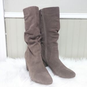 Sonoma Women's Taupe Heeled Boots Size 8